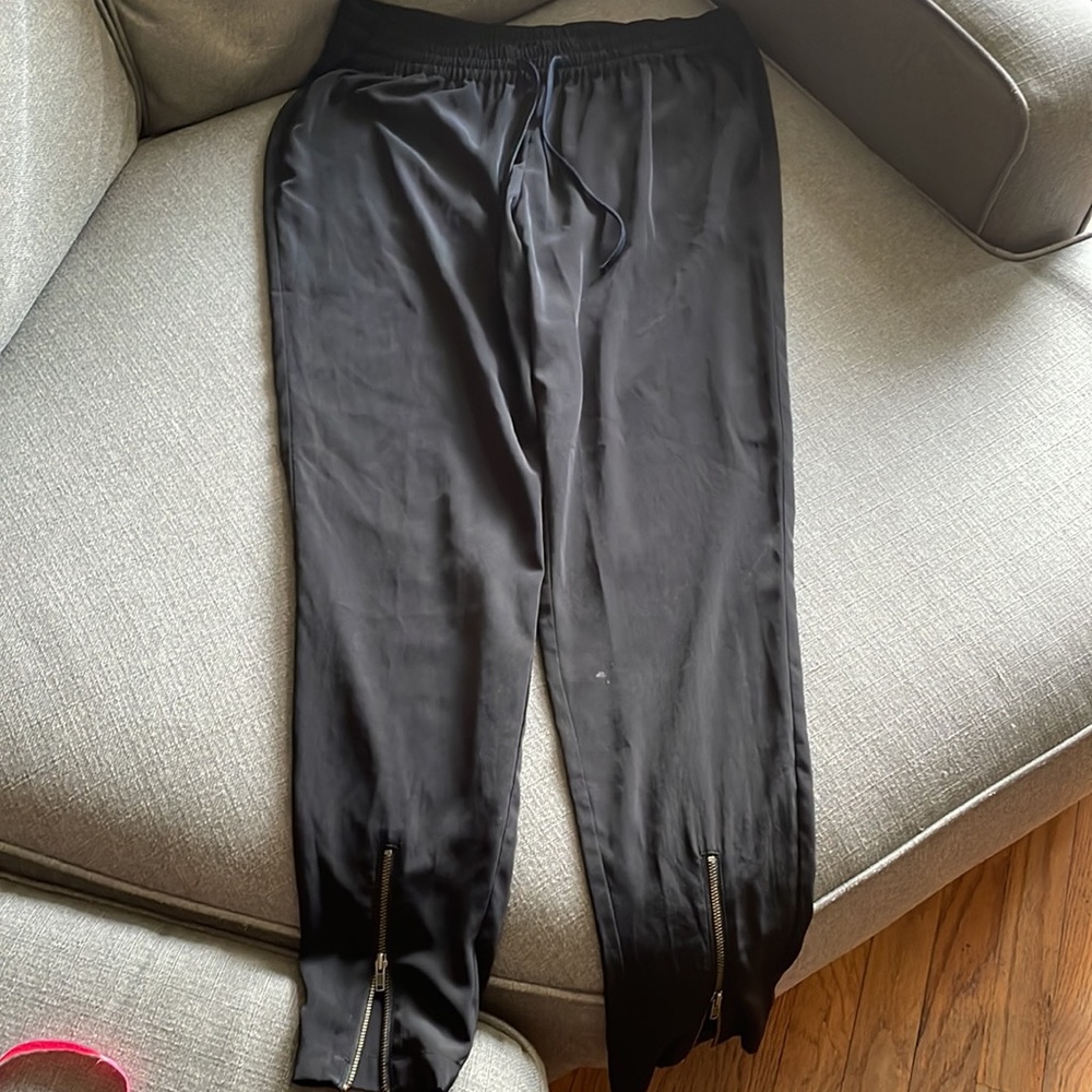 Leith Polyester Drawstring Pants With Zippered He… - image 2